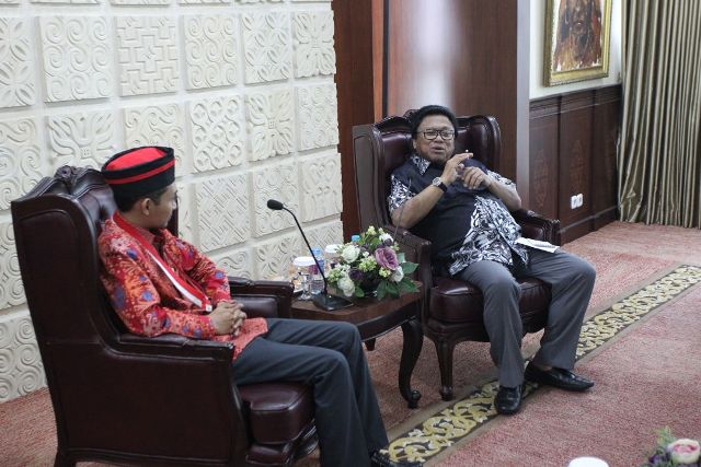 Oesman Sapta Minta GMNI Ikut Bangun Daerah